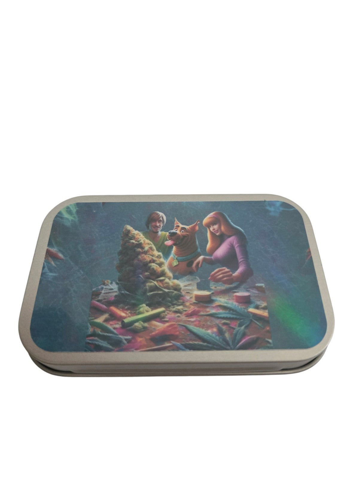 Tobacco Tin 1oz Hinged