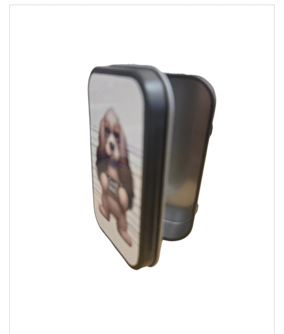 Tobacco Tin 1oz Hinged