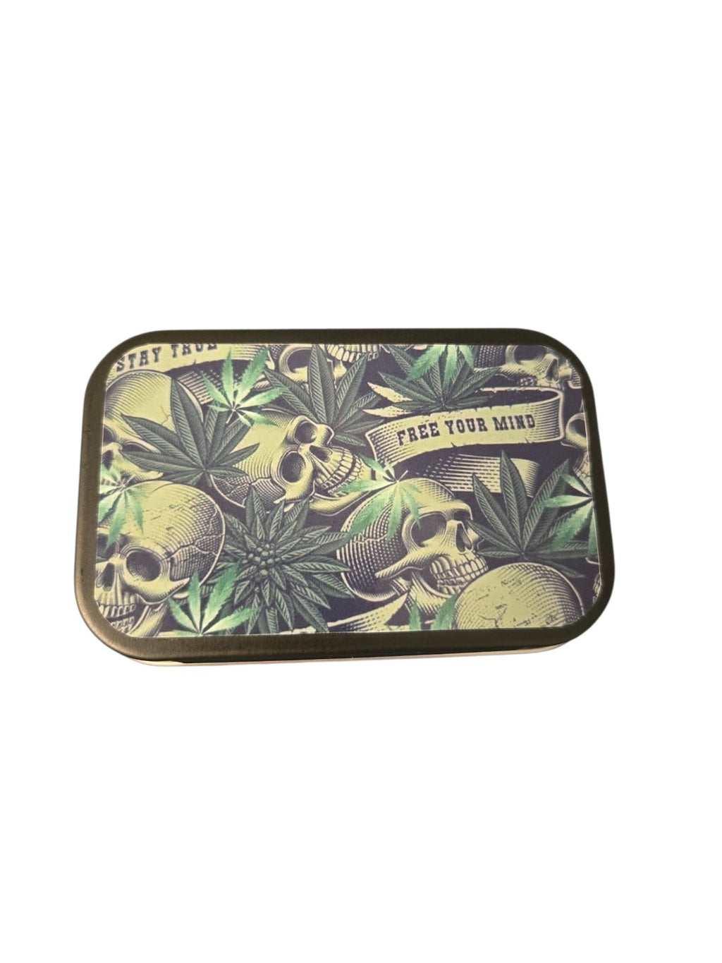 Tobacco Tin 1oz Hinged