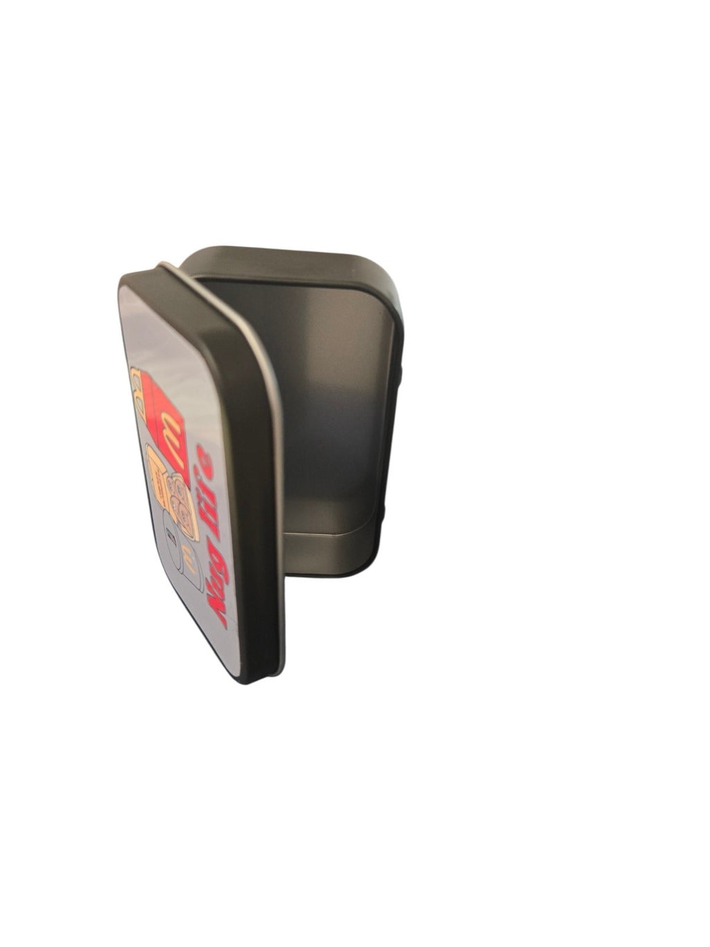 Tobacco Tin 1oz Hinged