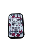 Tobacco Tin 1oz Hinged