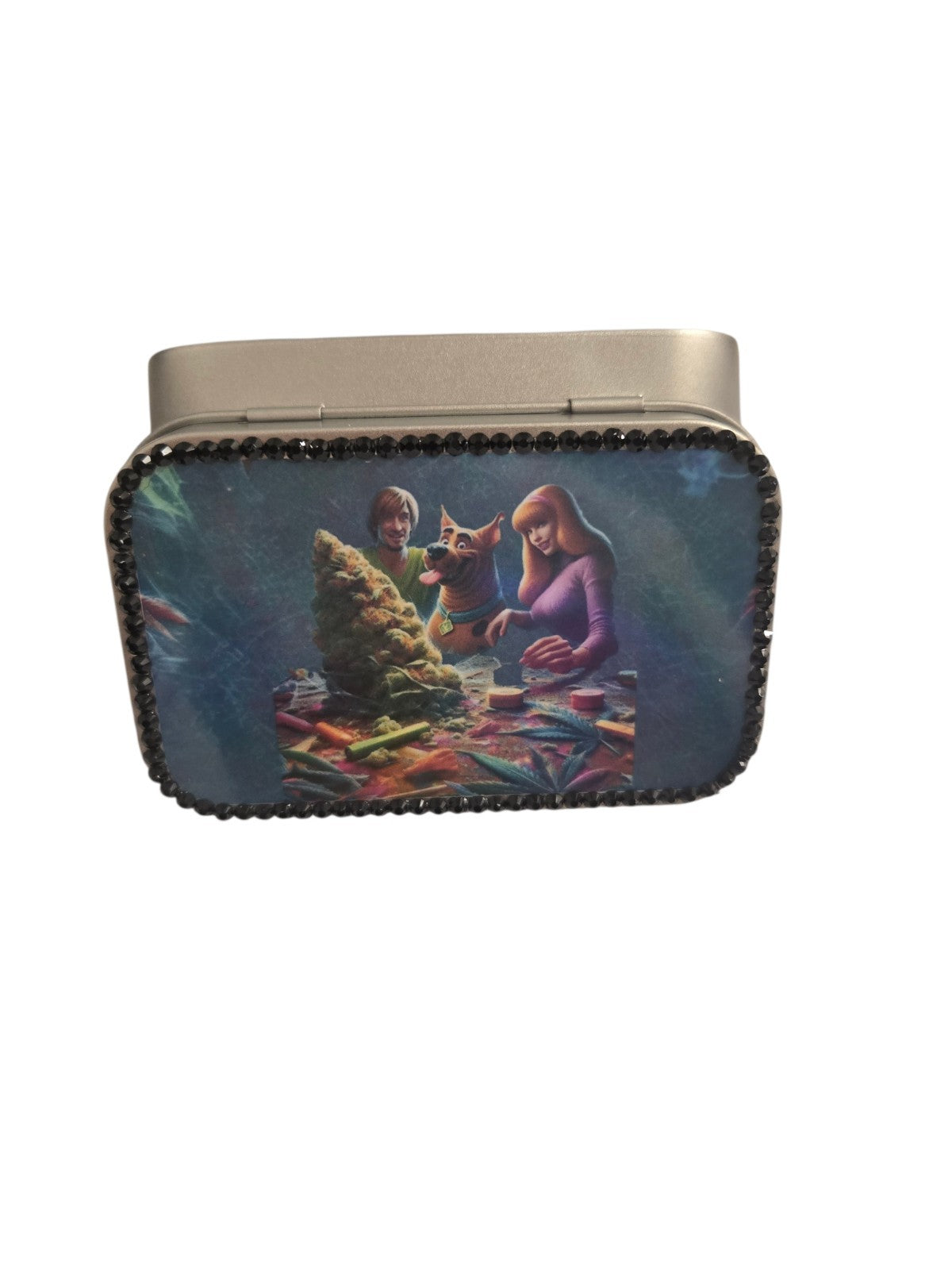 Tobacco Tin 1oz Hinged