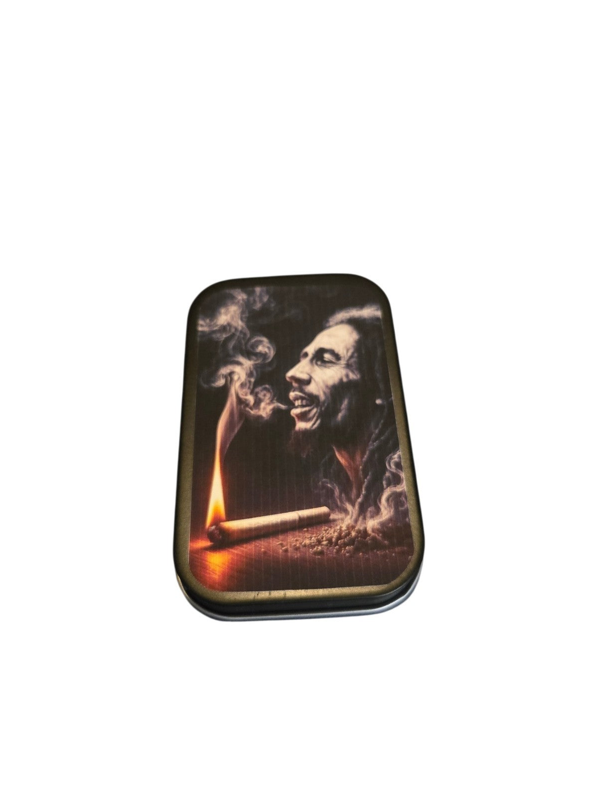 Tobacco Tin 1oz Hinged