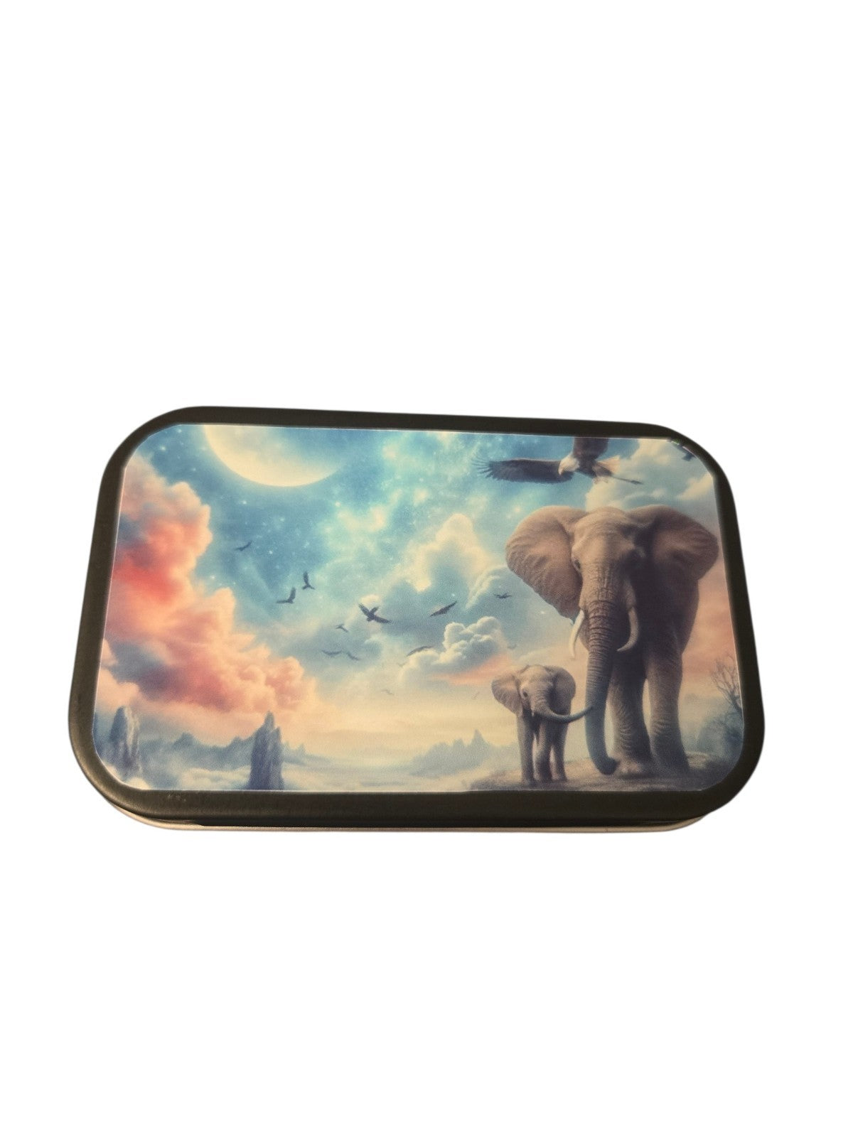 Tobacco Tin 1oz Hinged