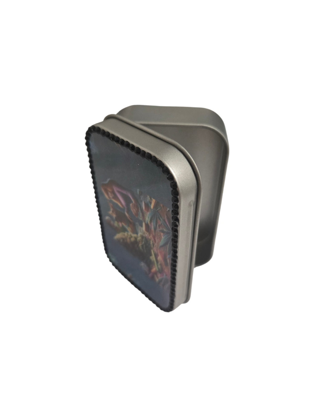 Tobacco Tin 1oz Hinged