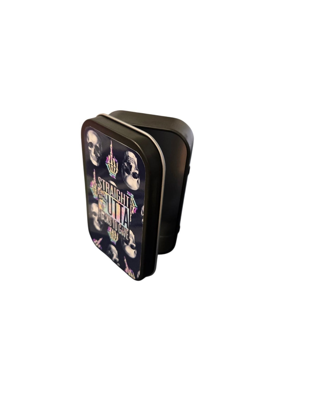 Tobacco Tin 1oz Hinged