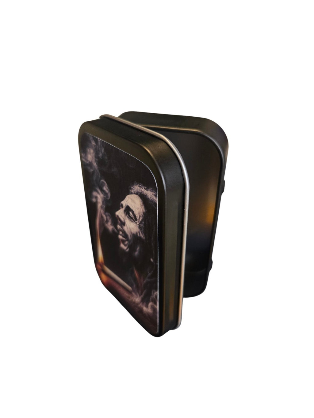 Tobacco Tin 1oz Hinged