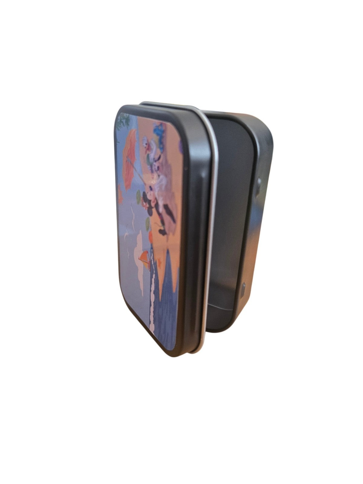 Tobacco Tin 1oz Hinged