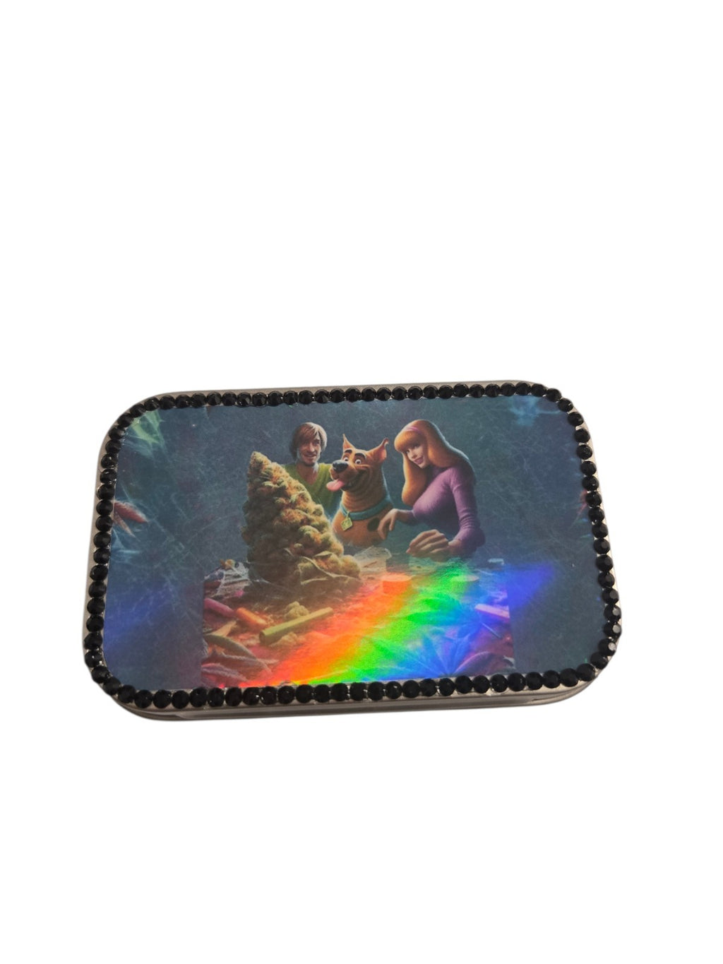 Tobacco Tin 1oz Hinged
