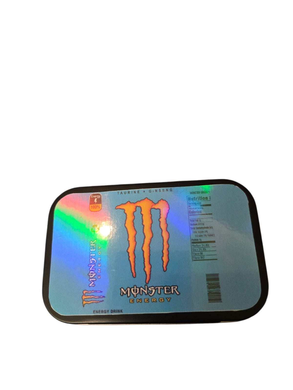 tobacco tin hinged 1oz