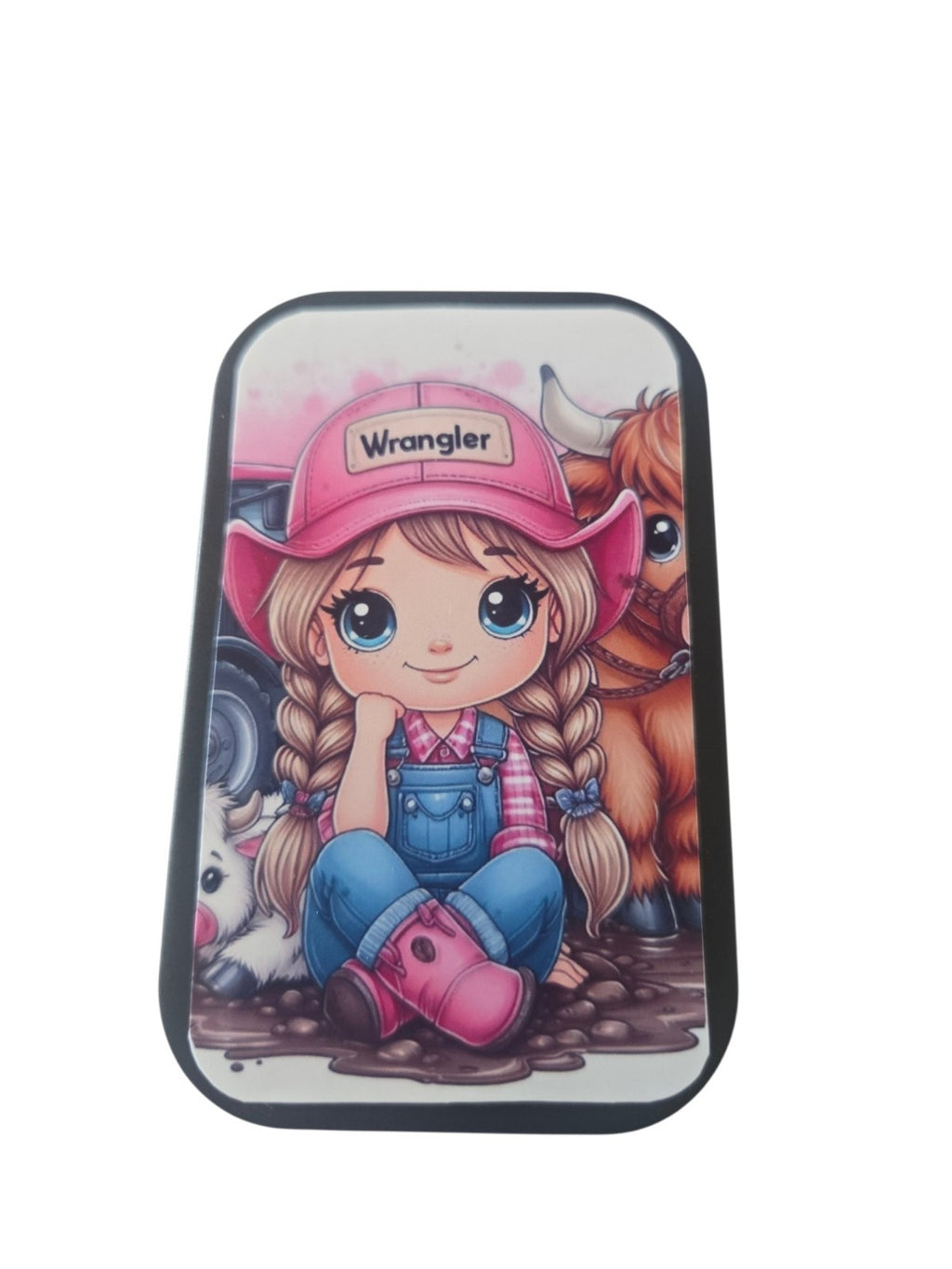 Tobacco Tin 1oz Hinged