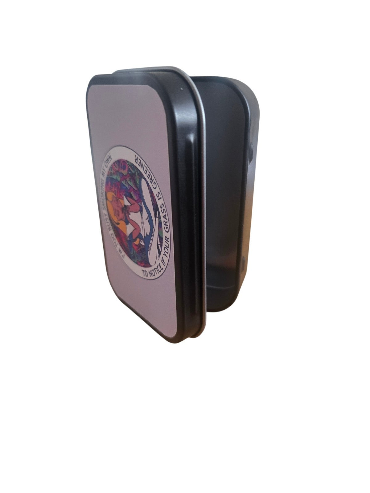 Tobacco Tin 1oz Hinged