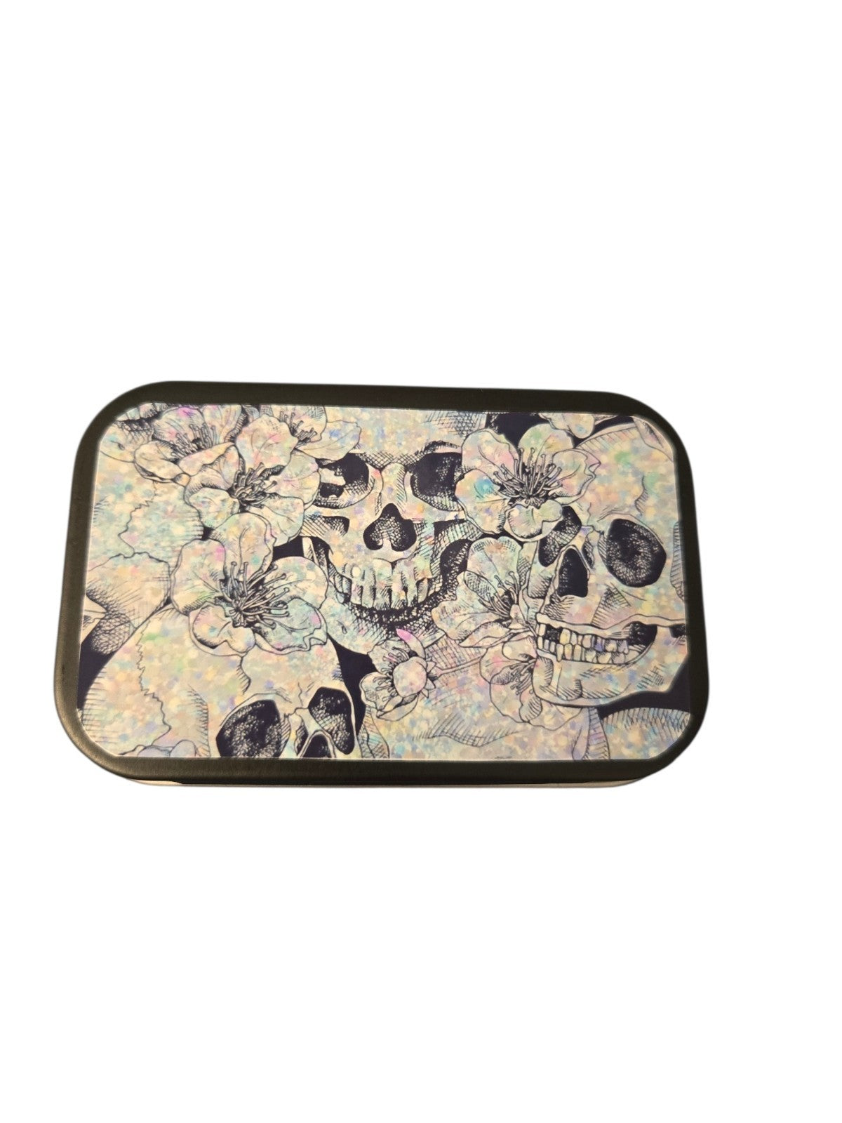 Tobacco Tin 1oz Hinged