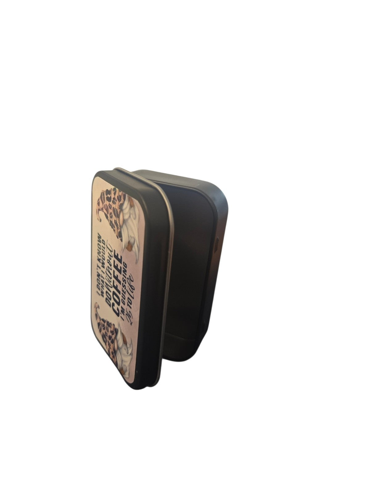 Tobacco Tin 1oz Hinged