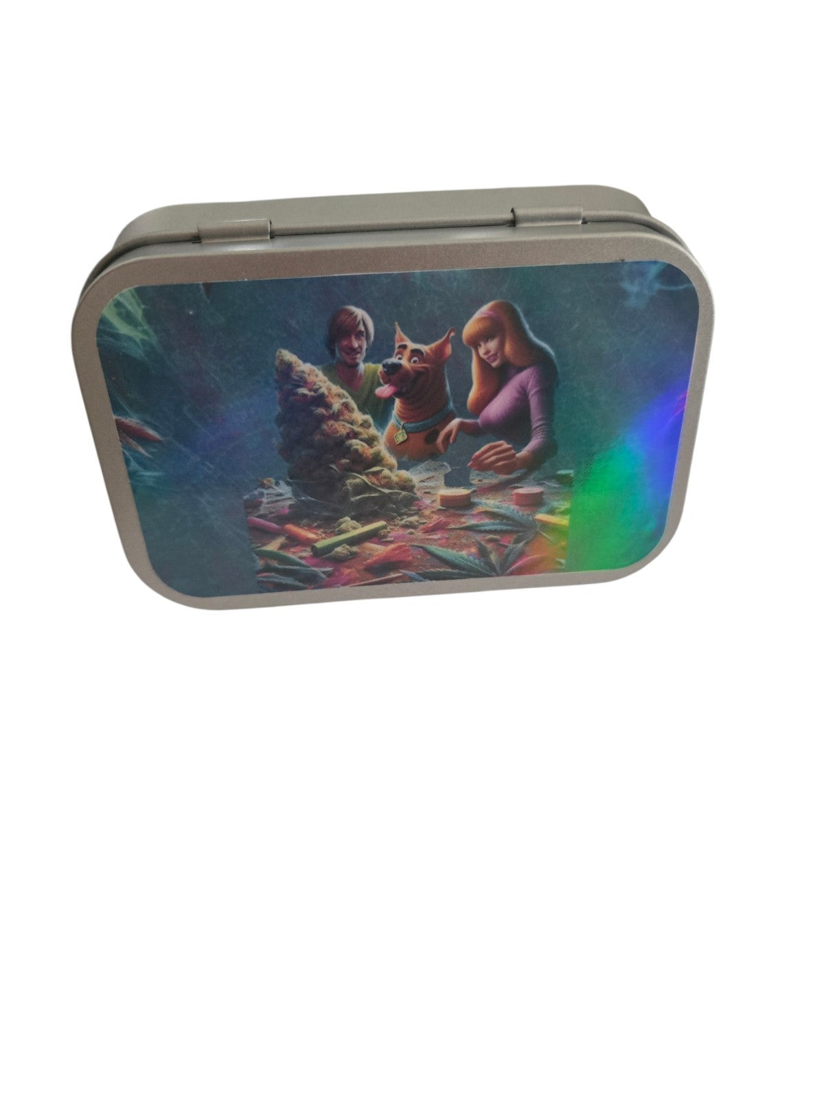 Tobacco Tin 1oz Hinged