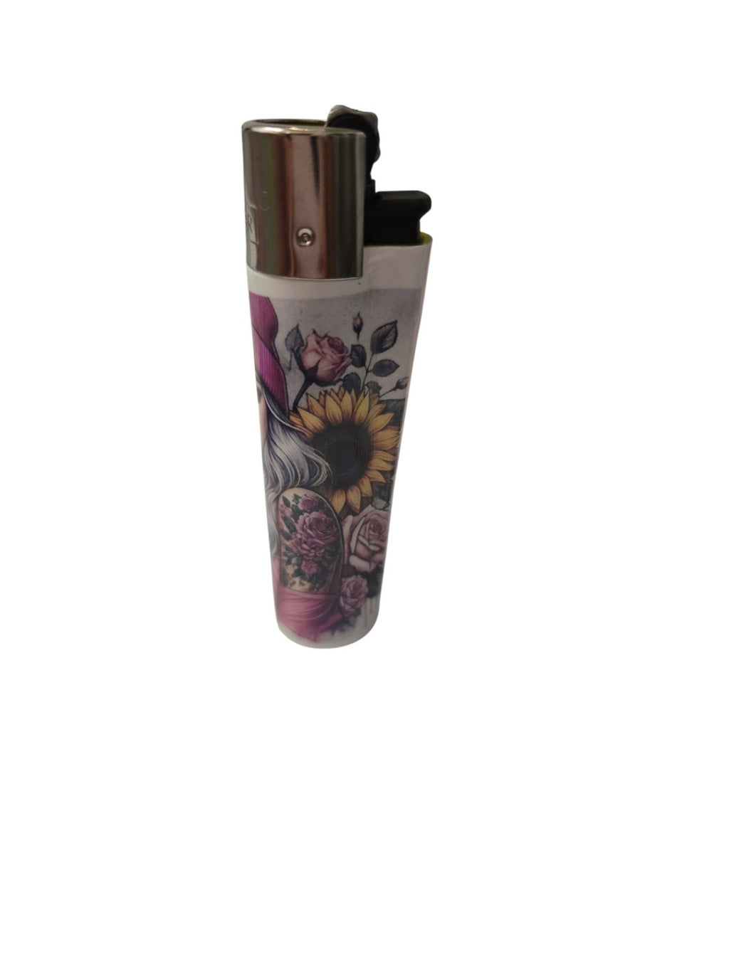 Personalised 1oz Metal Tobacco Tin With Matching Clipper Lighter
