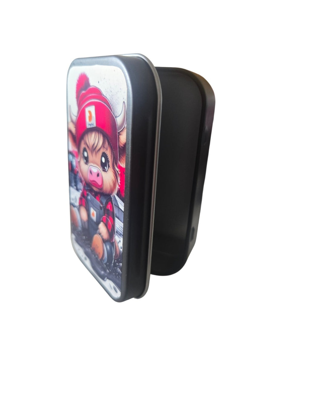 Tobacco Tin 1oz Hinged