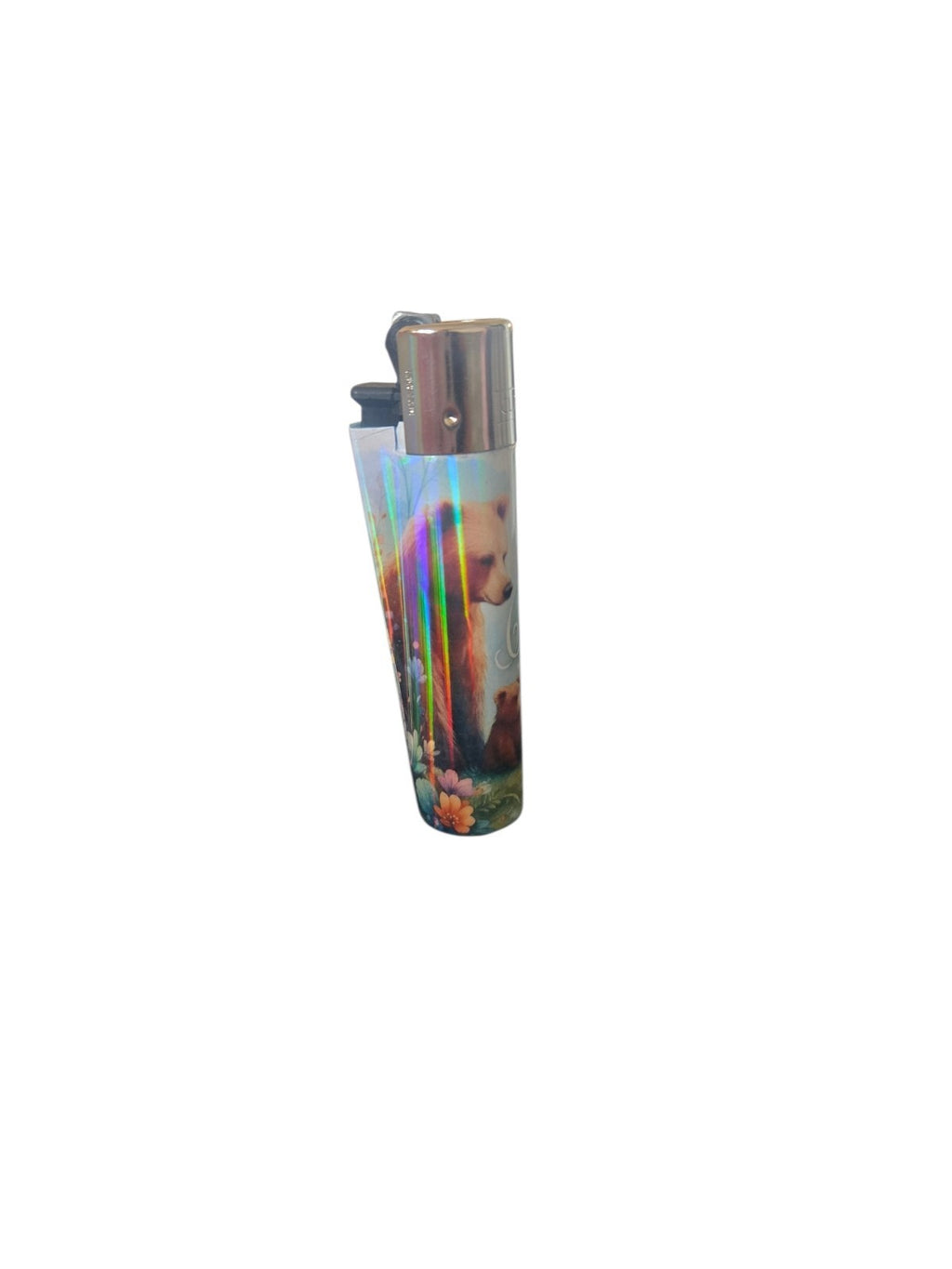 Personalised 1oz Metal Tobacco Tin With Matching Clipper Lighter