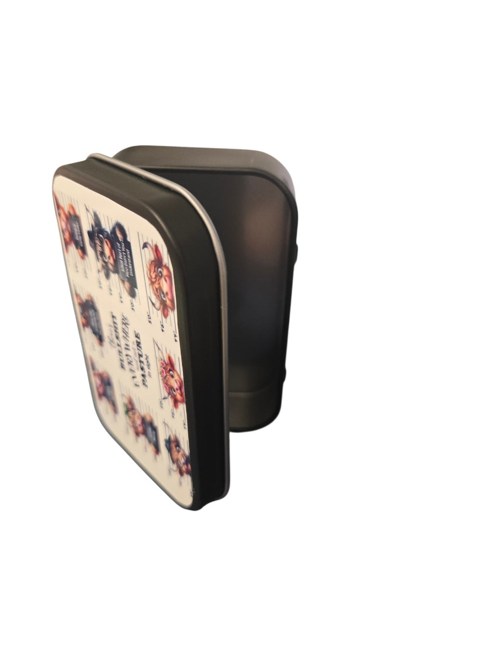 Tobacco Tin 1oz Hinged
