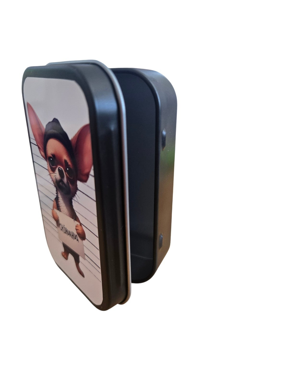 Tobacco Tin 1oz Hinged