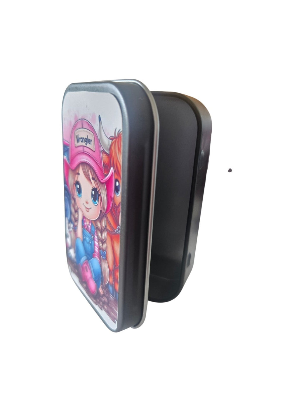 Tobacco Tin 1oz Hinged