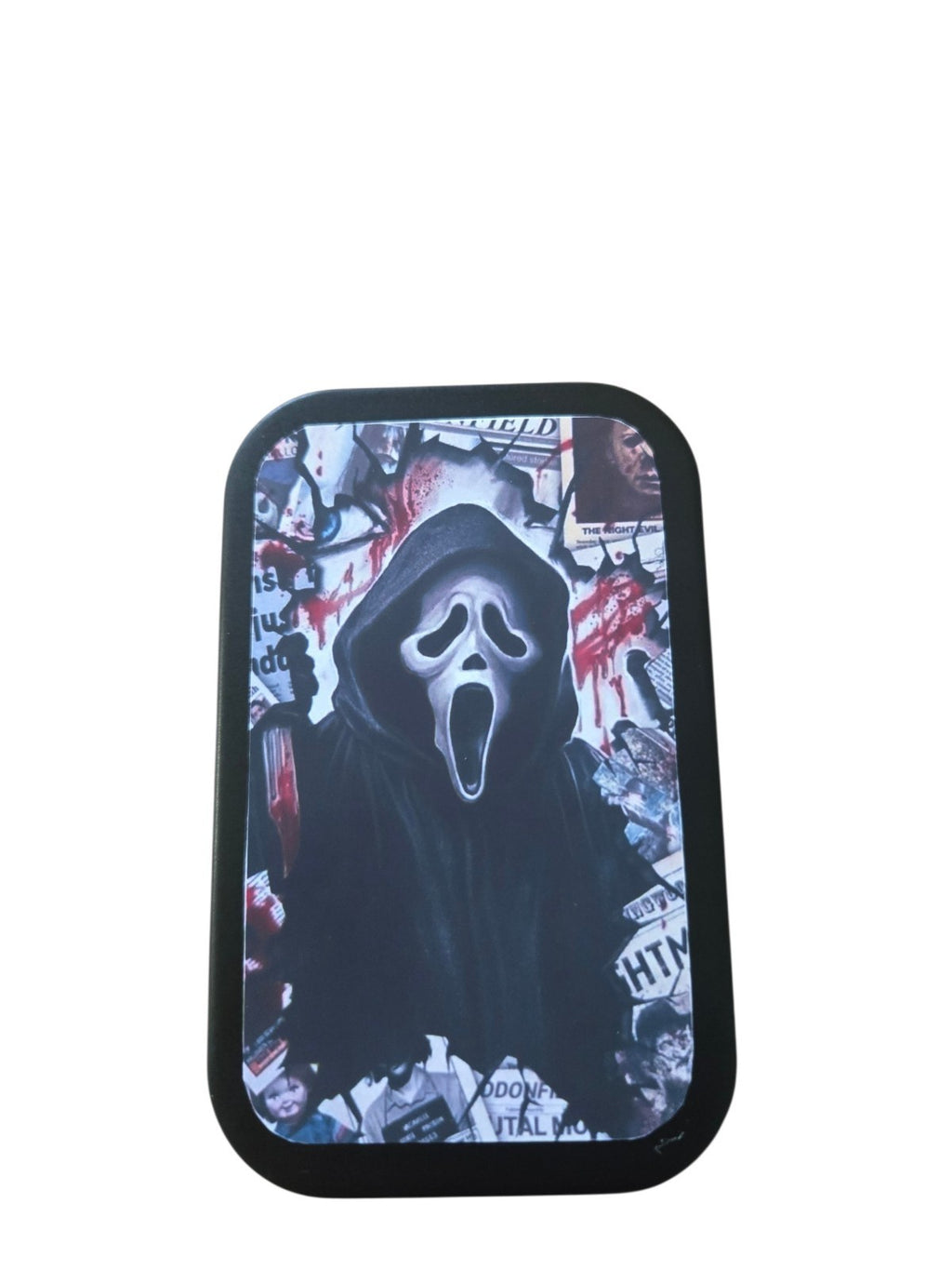Tobacco Tin 1oz Hinged