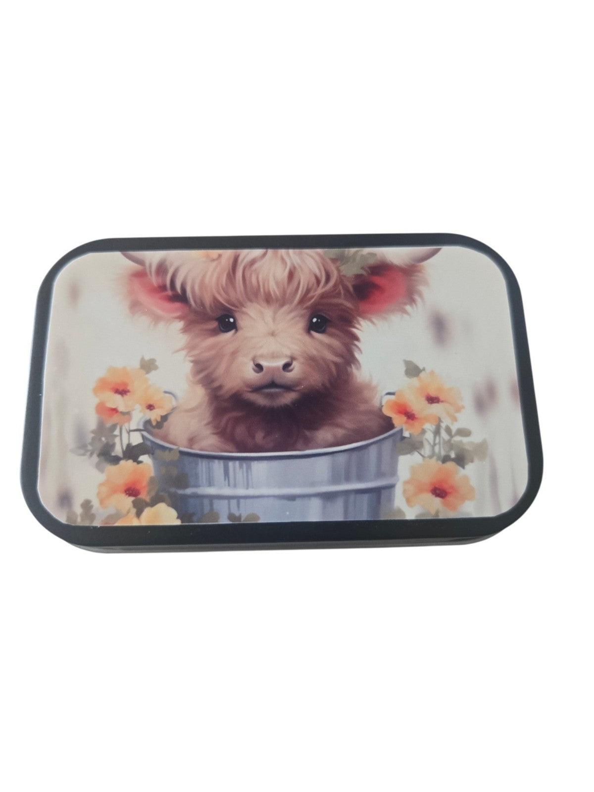 Tobacco Tin 1oz Hinged