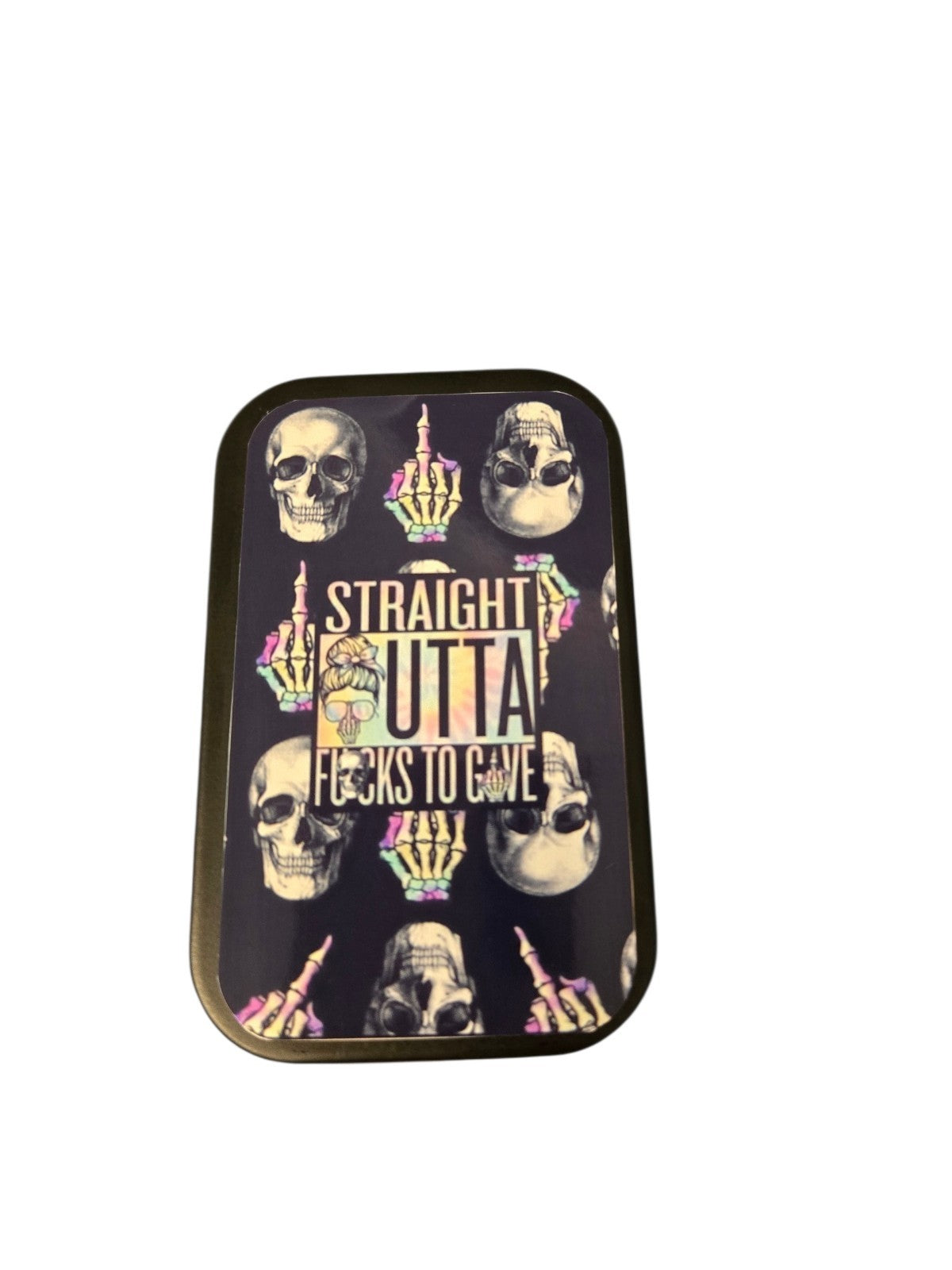 Tobacco Tin 1oz Hinged