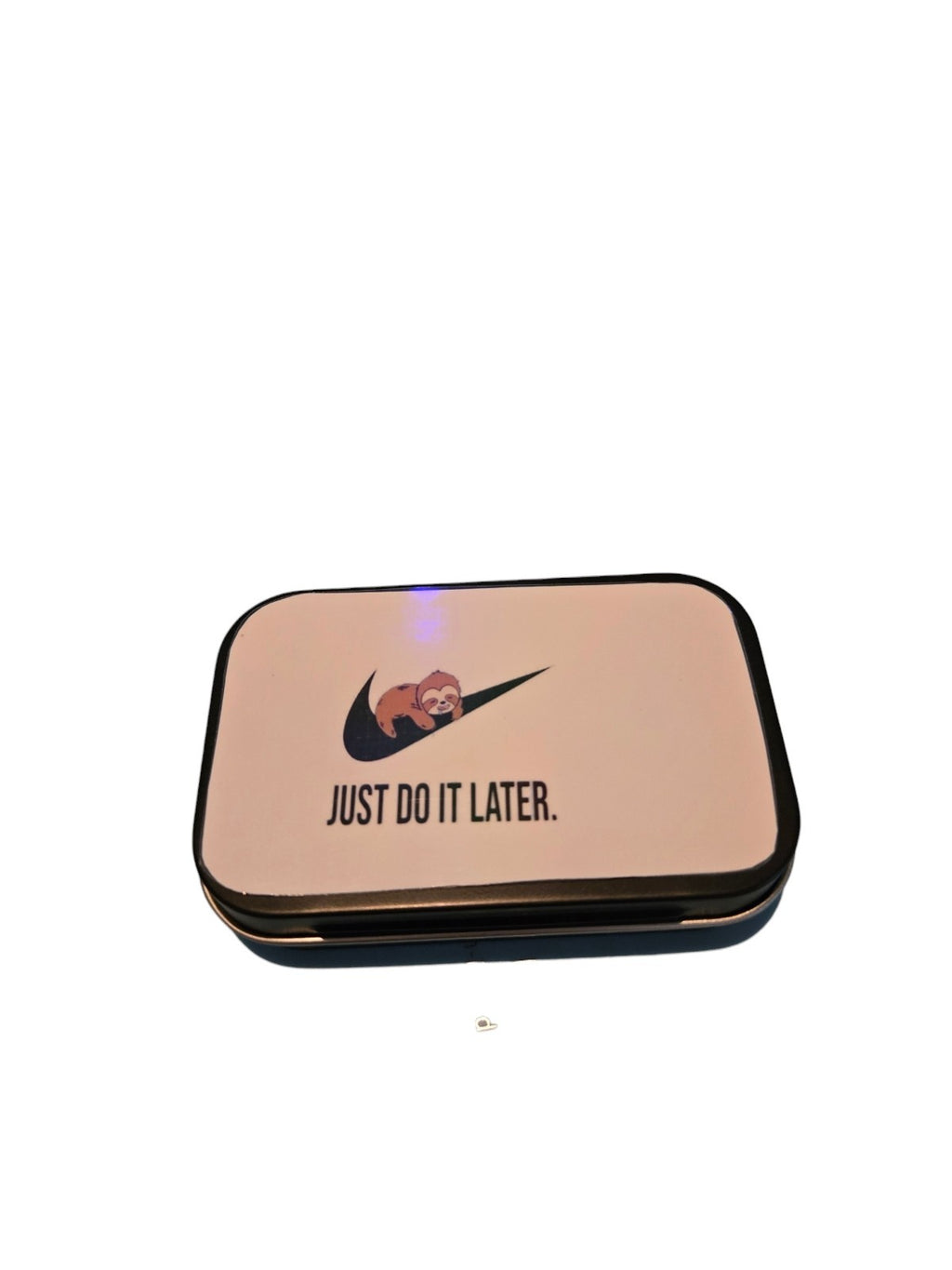 Tobacco Tin 1oz Hinged