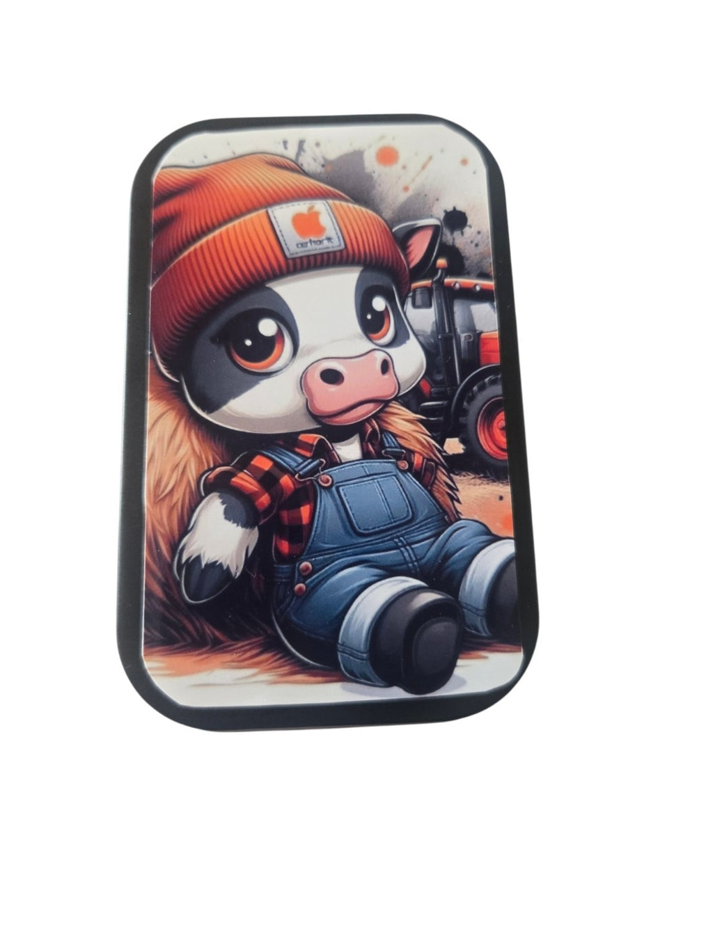 Tobacco Tin 1oz Hinged