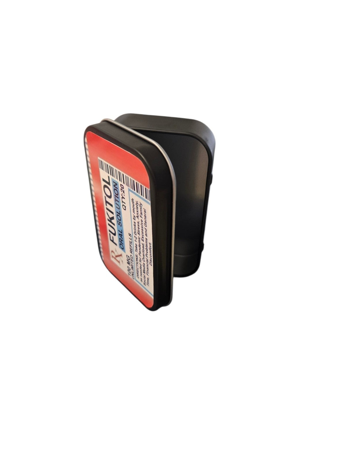 Tobacco Tin 1oz Hinged
