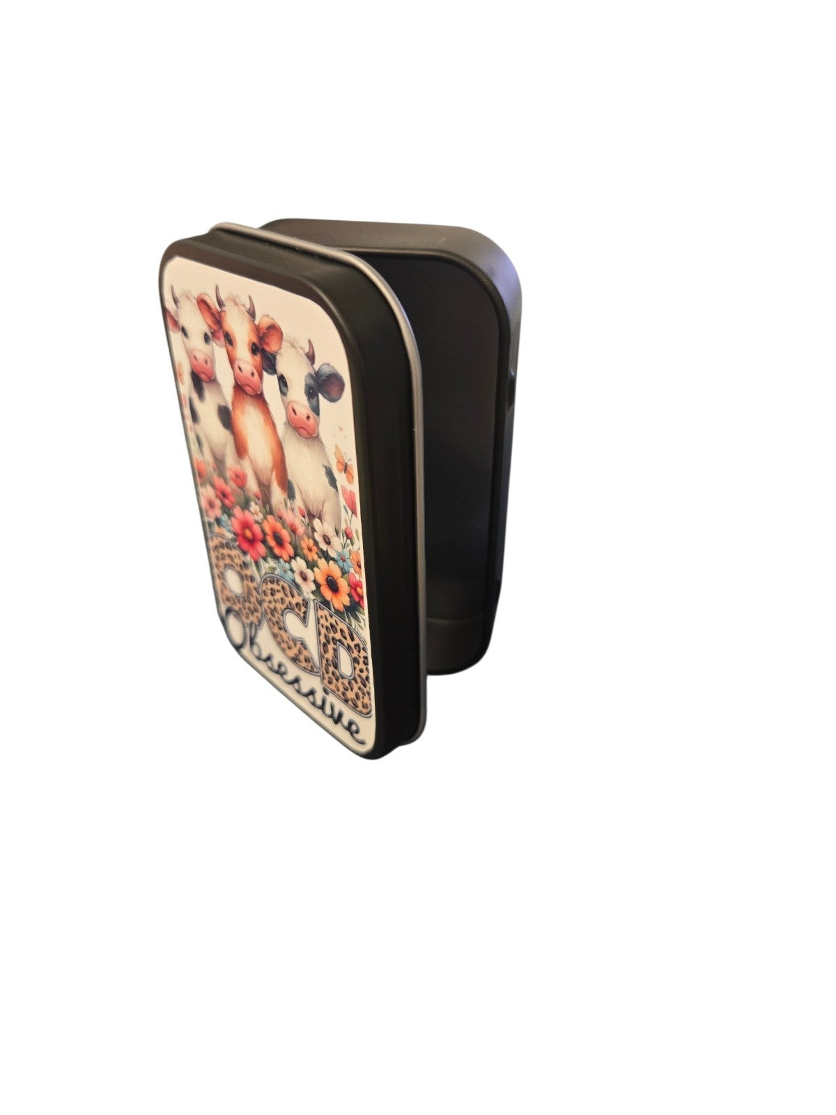 Tobacco Tin 1oz Hinged