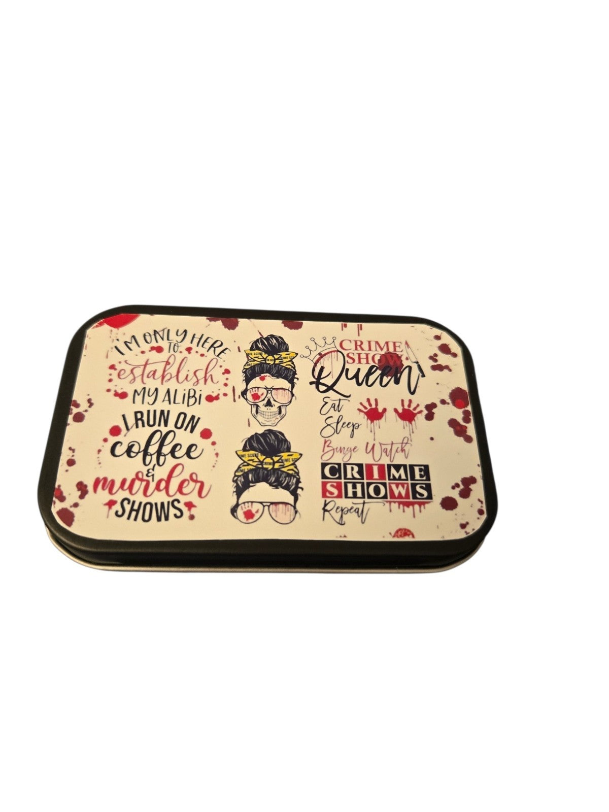 Tobacco Tin 1oz Hinged