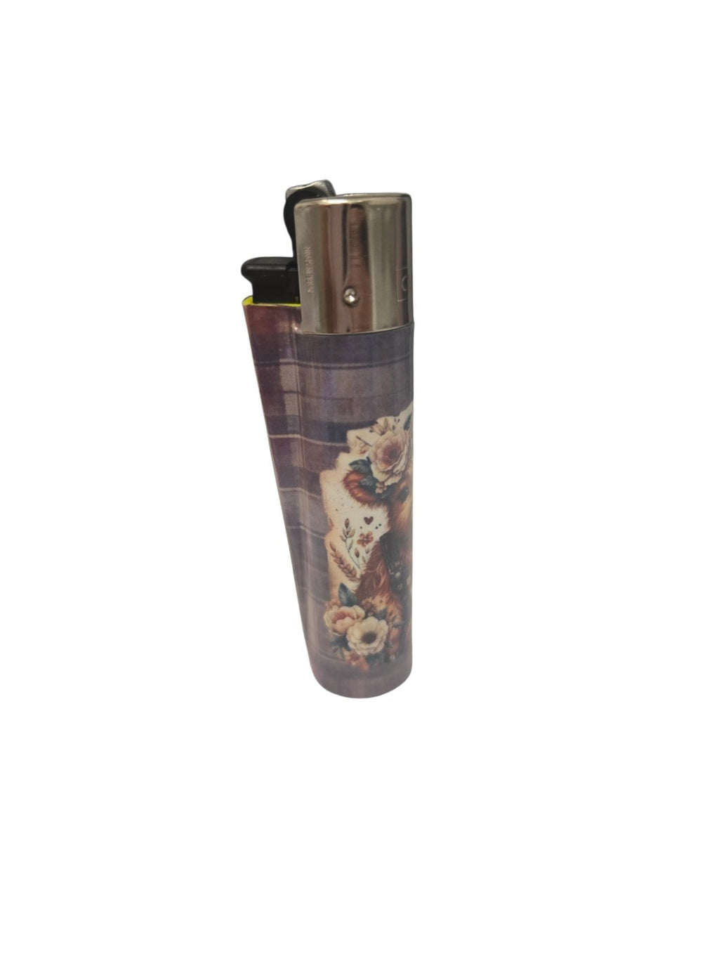 Personalised 1oz Metal Tobacco Tin With Matching Clipper Lighter