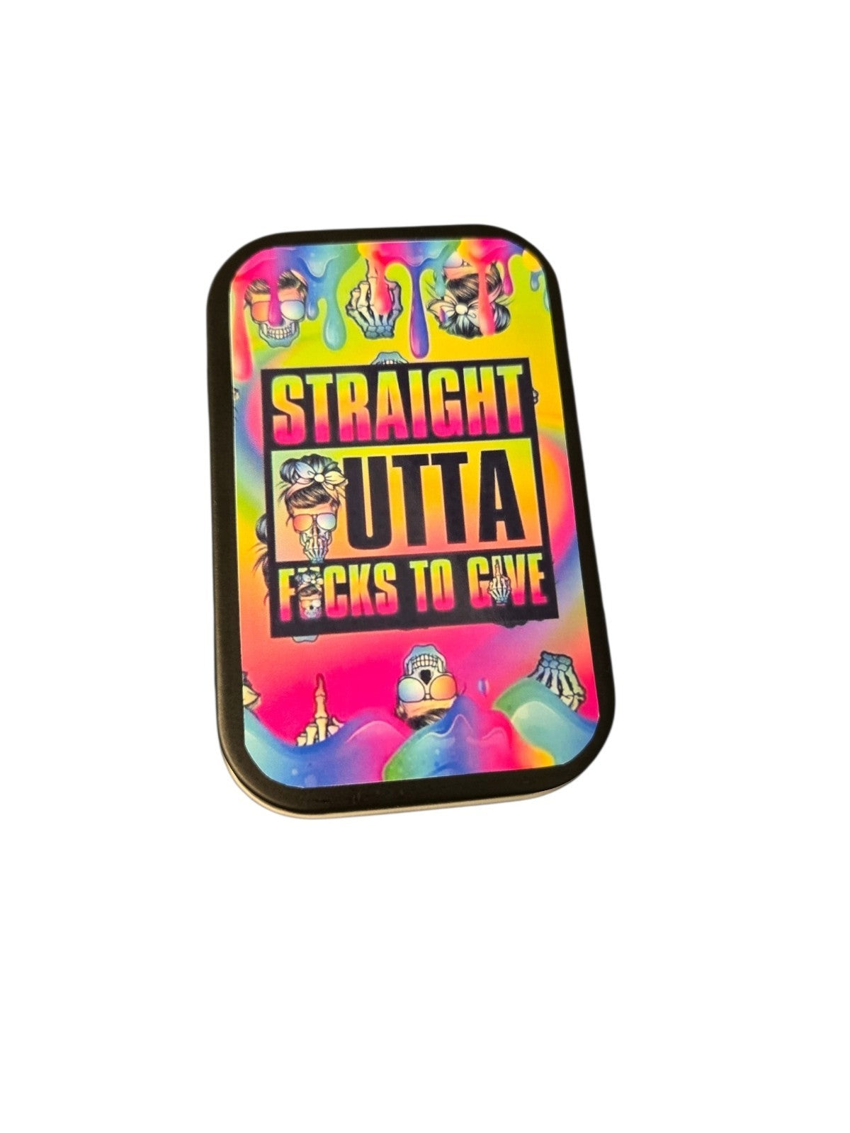 Tobacco Tin 1oz Hinged