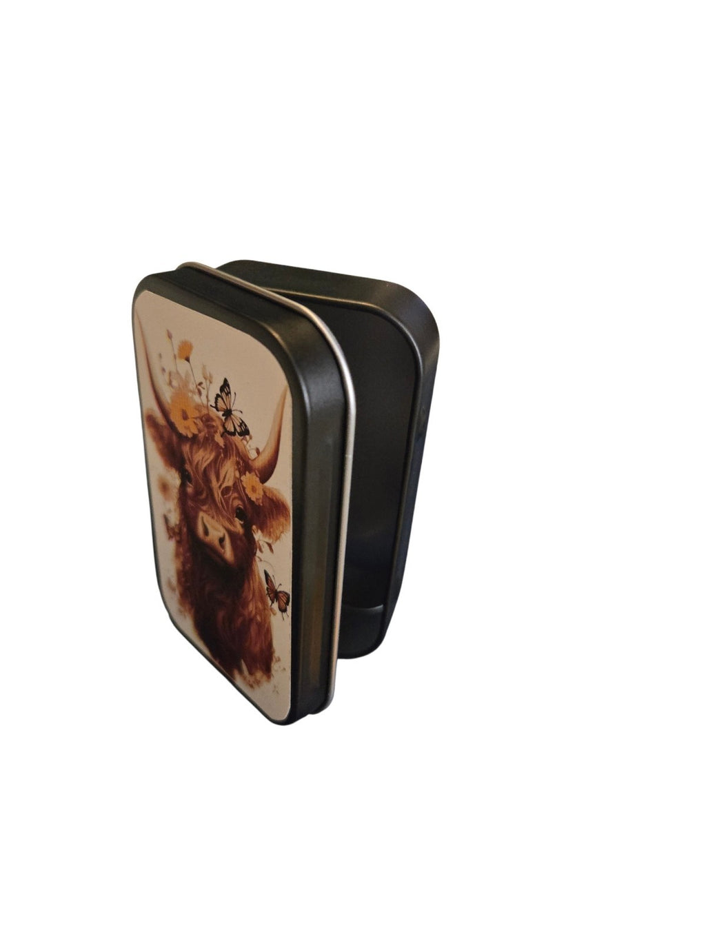 Tobacco Tin 1oz Hinged