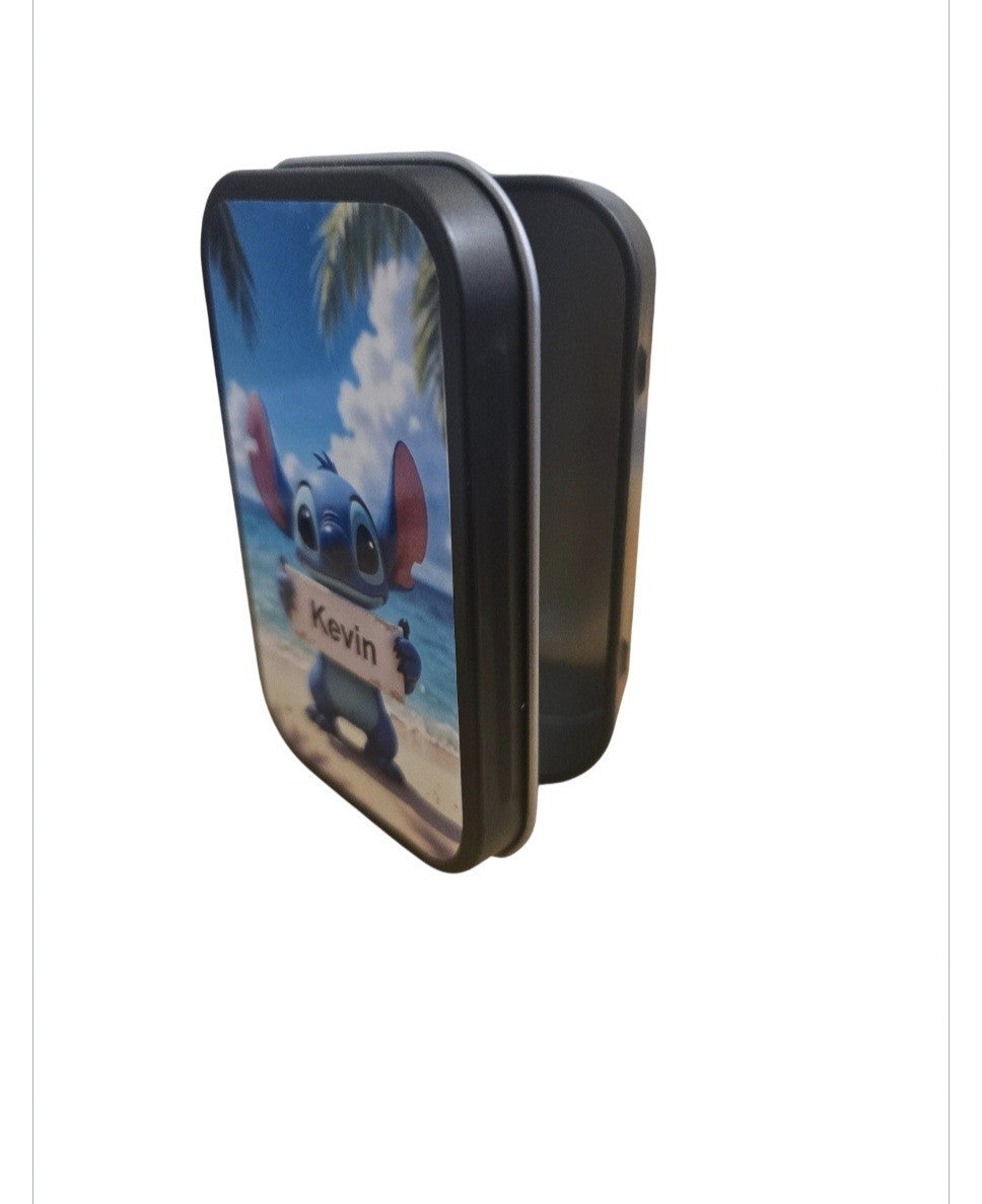 Tobacco Tin 1oz Hinged