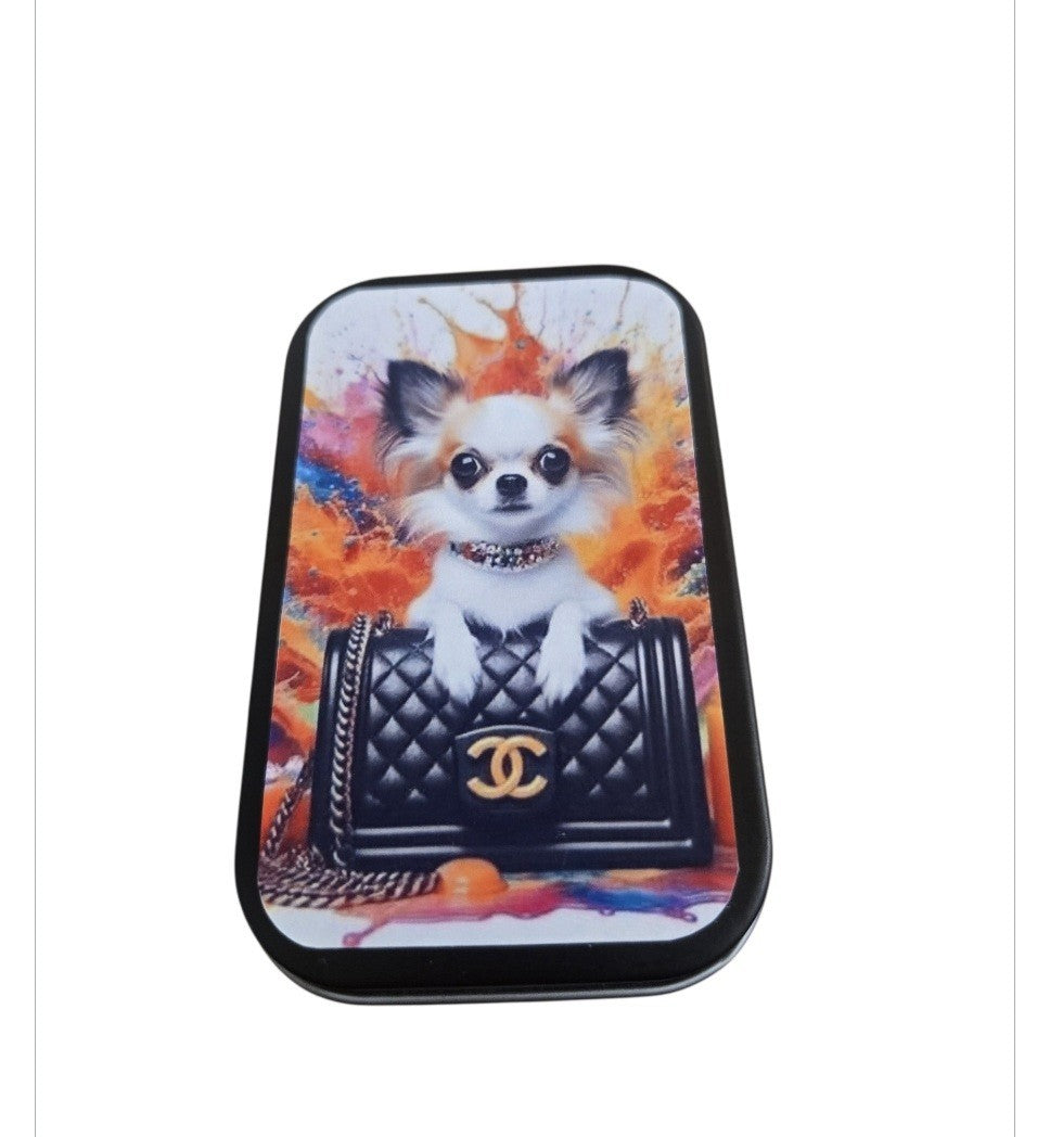 Tobacco Tin 1oz Hinged