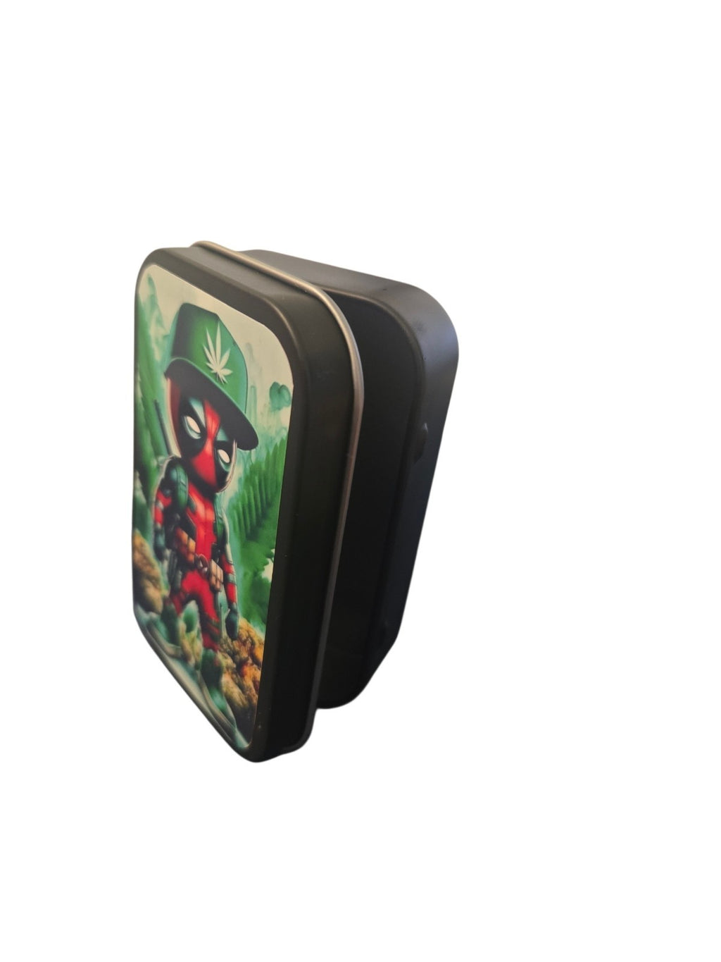 Tobacco Tin 1oz Hinged