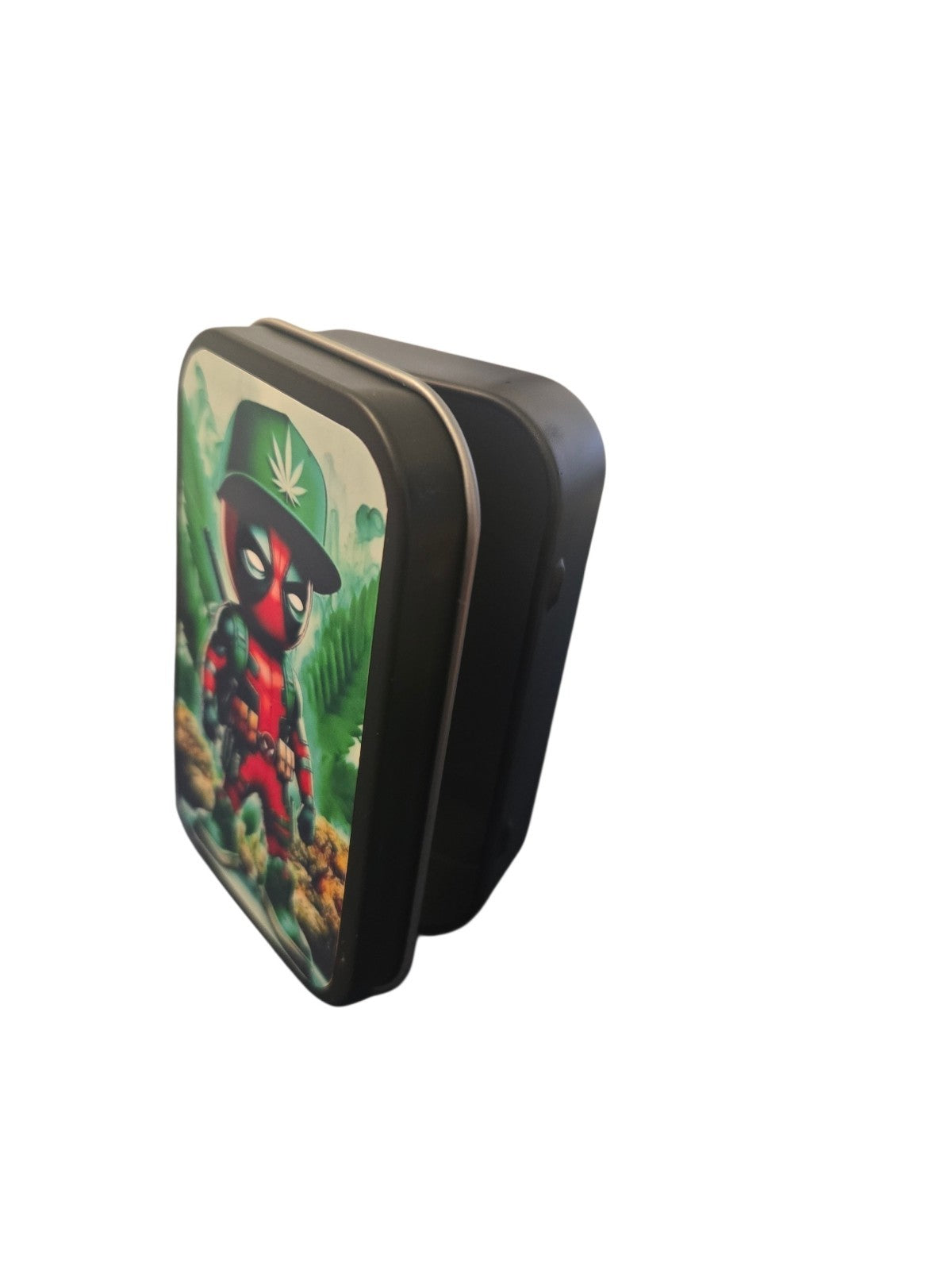 Tobacco Tin 1oz Hinged