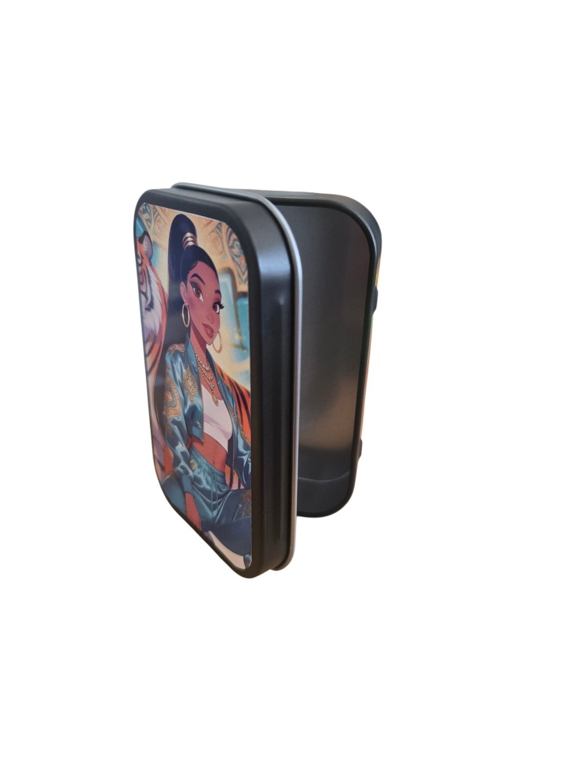 Tobacco Tin 1oz Hinged