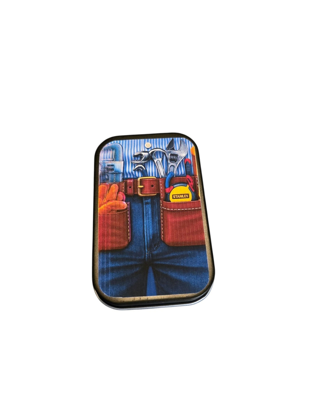 Tobacco Tin 1oz Hinged