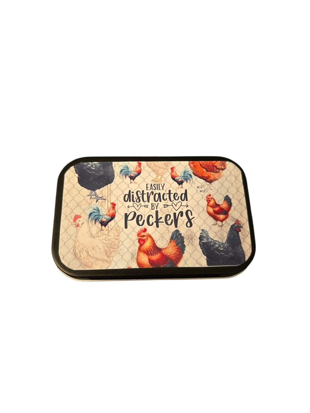 Tobacco Tin 1oz Hinged