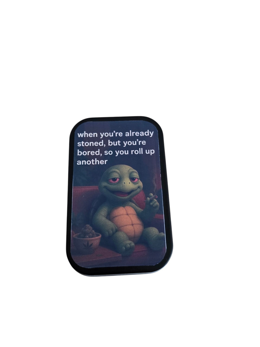 Tobacco Tin 1oz Hinged