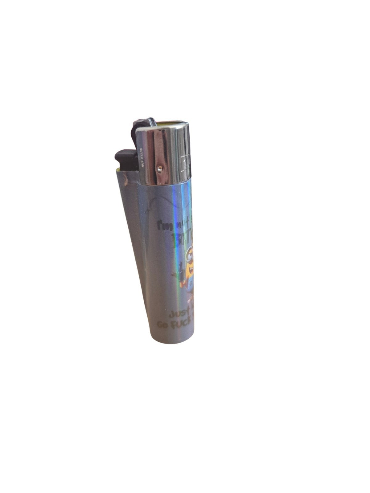 Personalised 1oz Metal Tobacco Tin With Matching Clipper Lighter