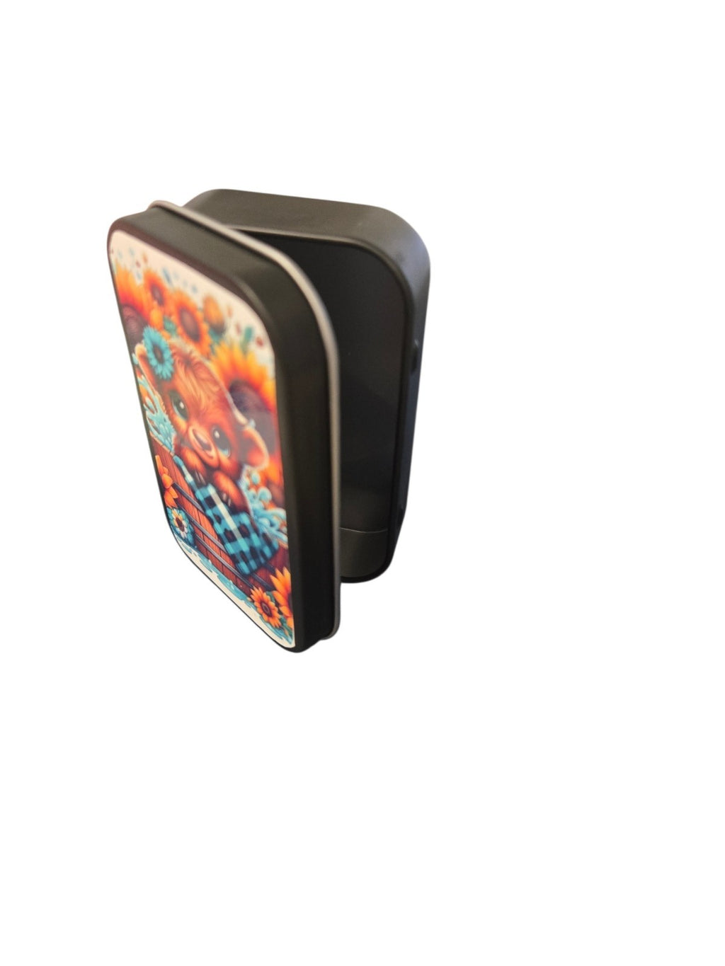 Tobacco Tin 1oz Hinged