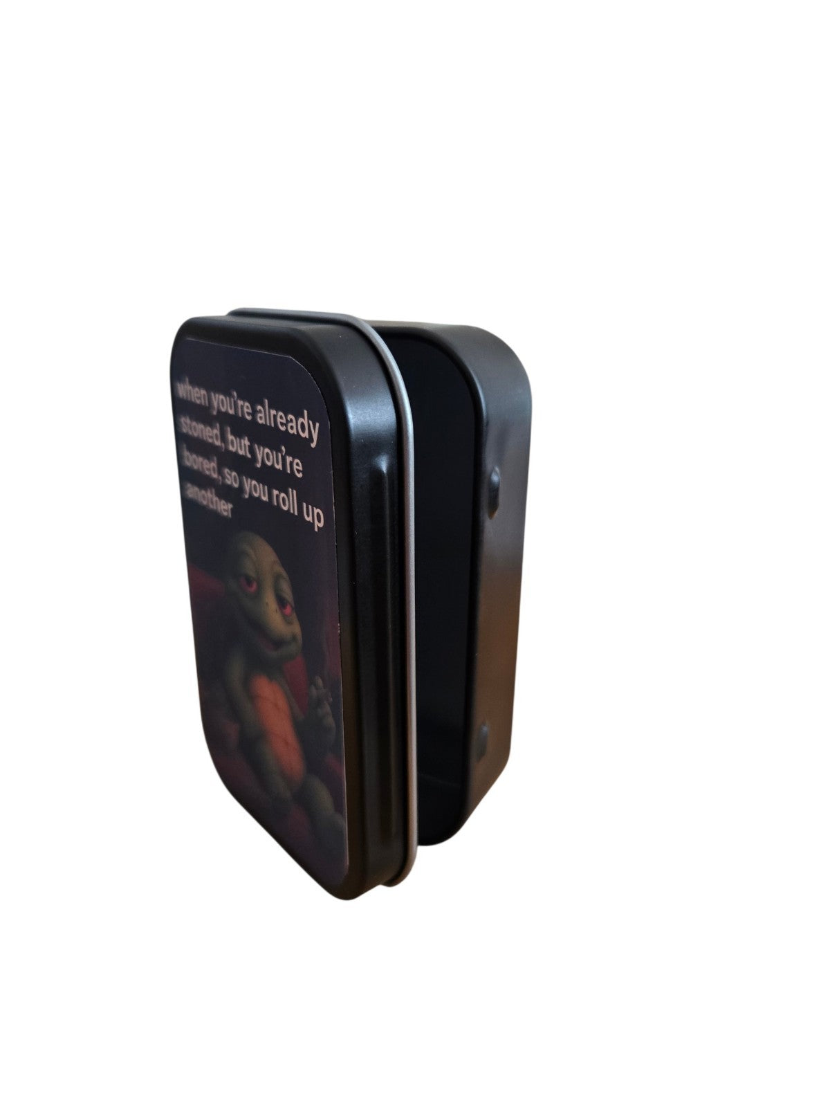 Tobacco Tin 1oz Hinged