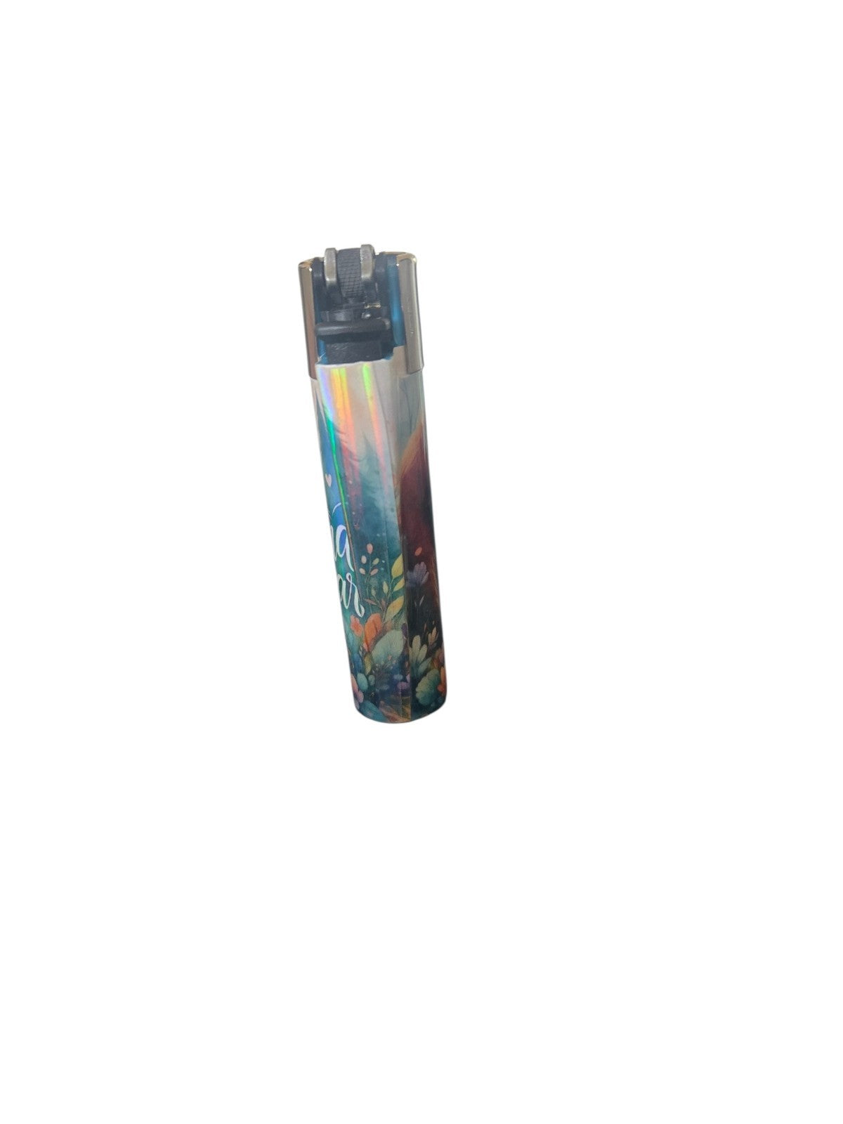 Personalised 1oz Metal Tobacco Tin With Matching Clipper Lighter