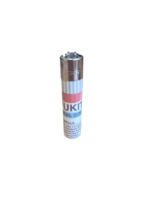 Personalised 1oz Metal Tobacco Tin With Matching Clipper Lighter