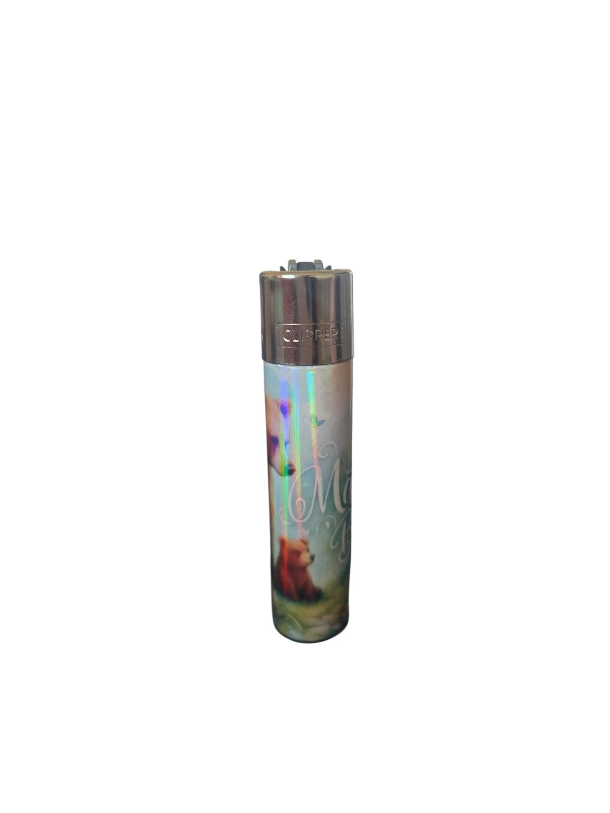 Personalised 1oz Metal Tobacco Tin With Matching Clipper Lighter